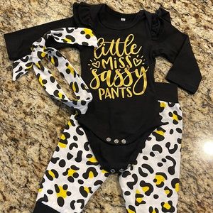 Brand new- never worn. Size 70, looks more like it fits  0-3 month size